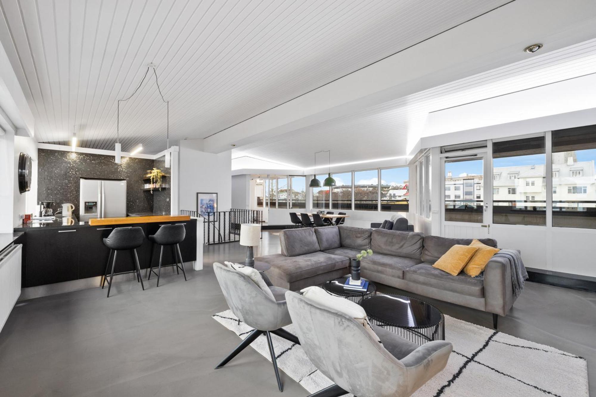 Penthouse Apt On The Shopping Street-Free Parking Рейкьявик Экстерьер фото